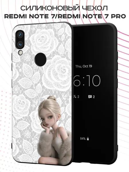 FACTORIA Чехол на Xiaomi Redmi Note 7 с принтом Барби