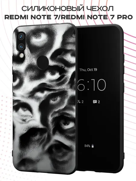 FACTORIA Чехол на Xiaomi Redmi Note 7 с принтом Глаза