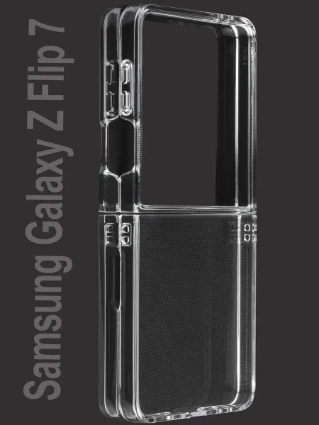 Чехол на Samsung Galaxy Z Flip 7 прозрачный