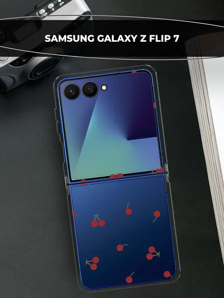 Samsung Чехол на Galaxy Z Flip 7 с вишней