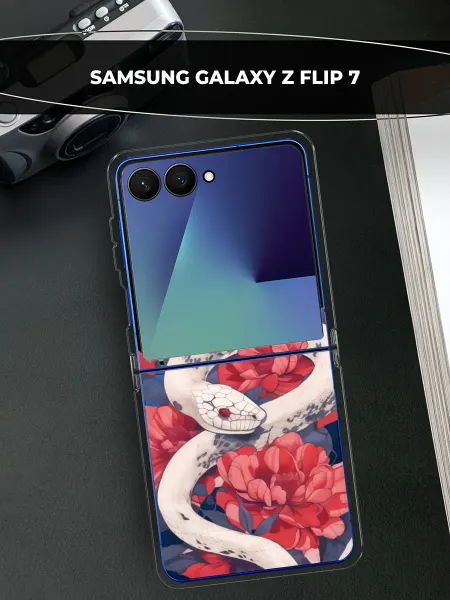 Samsung Чехол на Galaxy Z Flip 7 змея