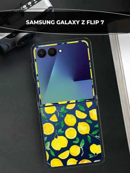 Samsung Чехол на Galaxy Z Flip 7 лимонный
