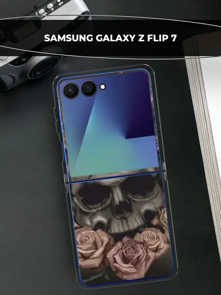 Samsung Чехол на Galaxy Z Flip 7 с черепом