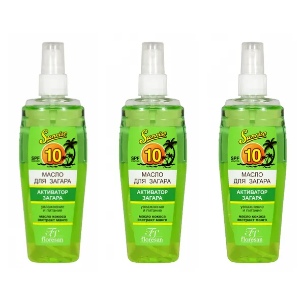 Floresan Масло для загара Фруктовая экзотика SPF 10 Защита от солнца