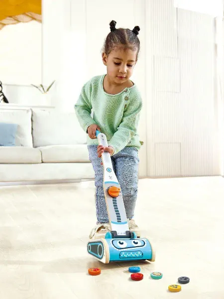 HAPE Детский игровой набор "Пылесос", 7 элементов