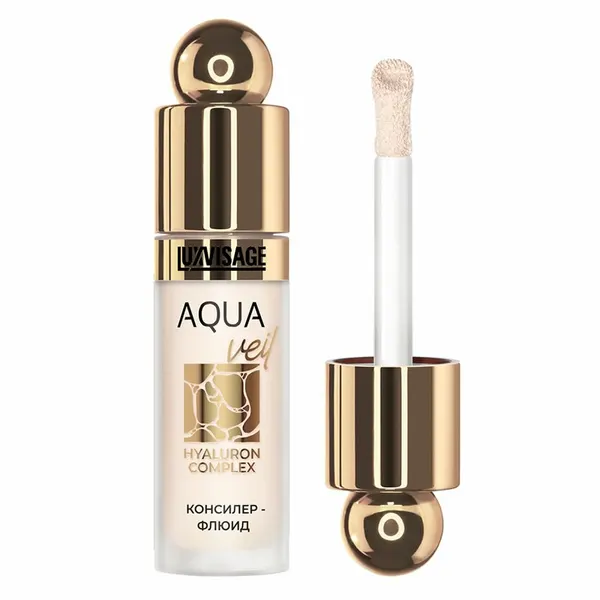 LUXVISAGE Консилер-флюид AQUA veil HYALURON COMPLEX, тон 101
