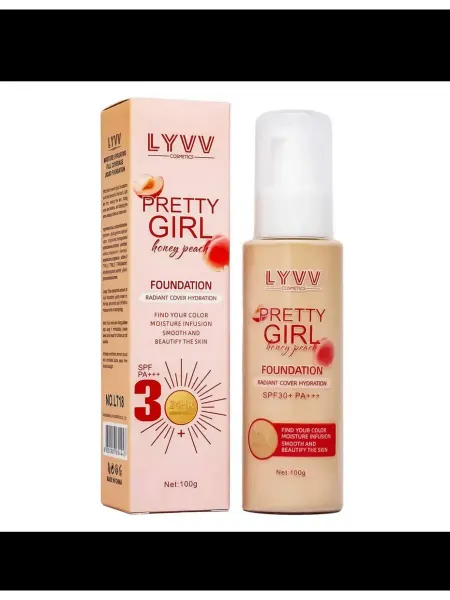 Mas beauty Тональный крем LYVV Pretty Girl Honey Peach SPF 30+ PA+++