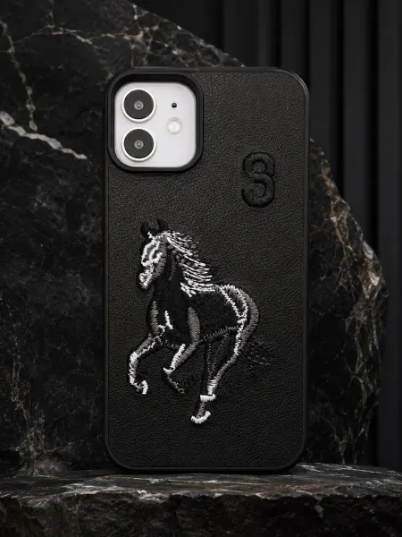 Liamoon Чехол на iPhone 12 с объемным принтом лошади