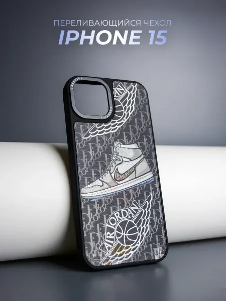 MOZZ Чехол переливающийся на iPhone 15