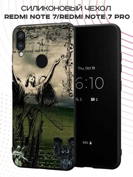 PBl store Чехол на Xiaomi Redmi Note 7 с принтом Ангел