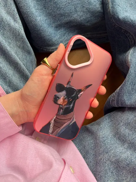 Smart Cover Чехол на iphone 16 принтом Дог