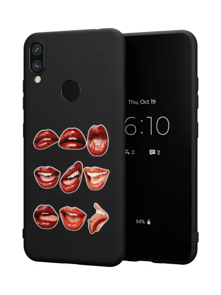 QuestCase Чехол на Xiaomi Redmi Note 7 с принтом Любовь