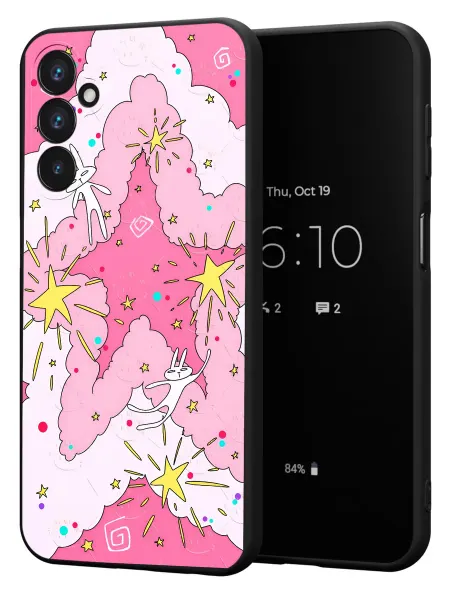 FACTORIA Чехол на Samsung A24 4G с принтом звезды Y2K