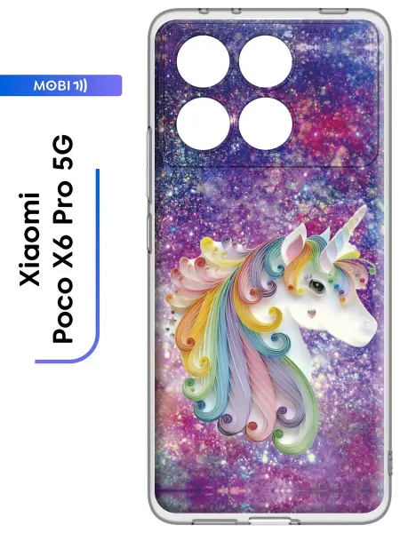 Mobi711 Силиконовый чехол для Xiaomi Poco X6 Pro 5G