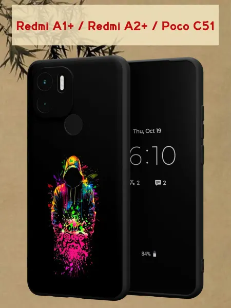 МобиСтиль Чехол на Redmi A1+ с принтом Парень