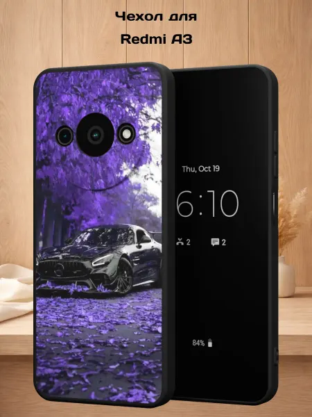 Case Style Чехол на Xiaomi Redmi A3 с принтом Mercedes