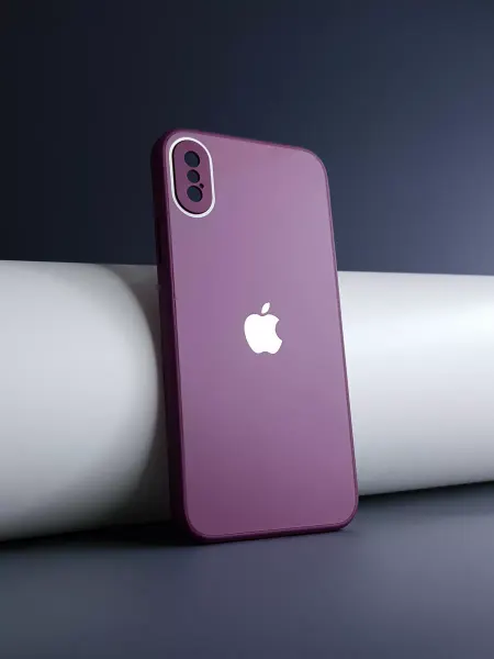 MOZZ Матовый стеклянный чехол на Apple iPhone X Xs
