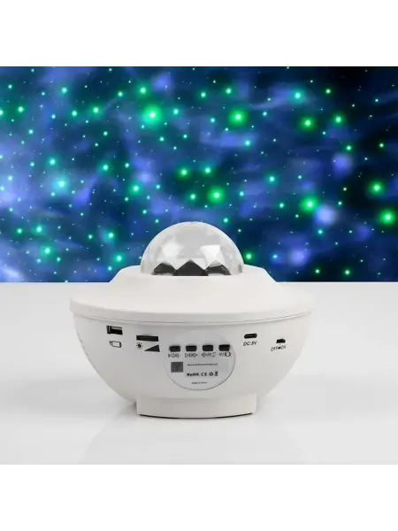 Проектор звездного неба с динамиком и RGB подсветкой