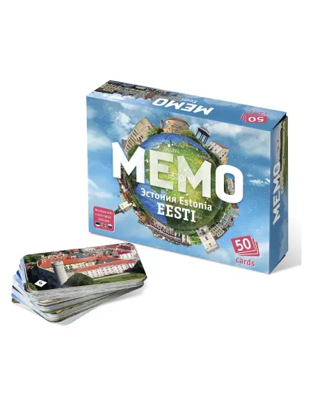 Нескучные игры Мемо Эстония на 3-х языках
