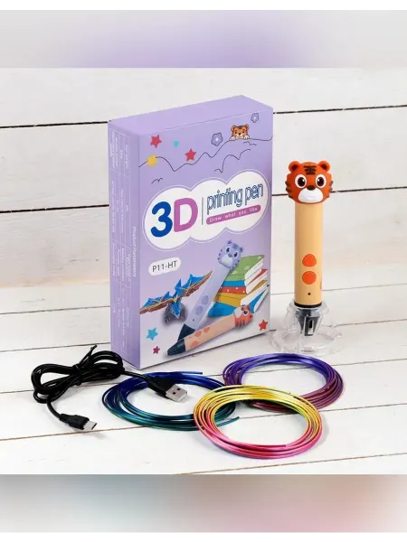 Игра ТОП 3D ручка набор с пластиком для творчества и рисования