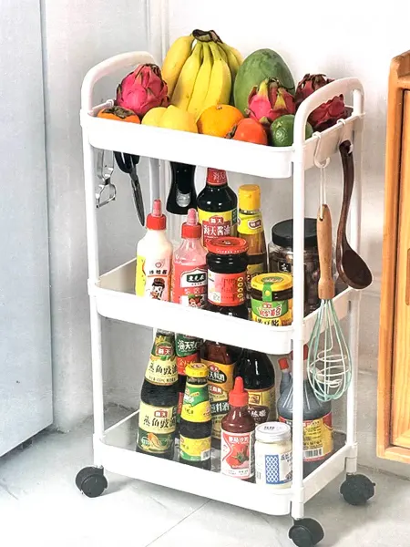 ТоварыHome Этажерка на колесиках для кухни ванной детской