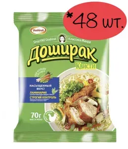 Доширак Квисти 70г - 48шт, Курица