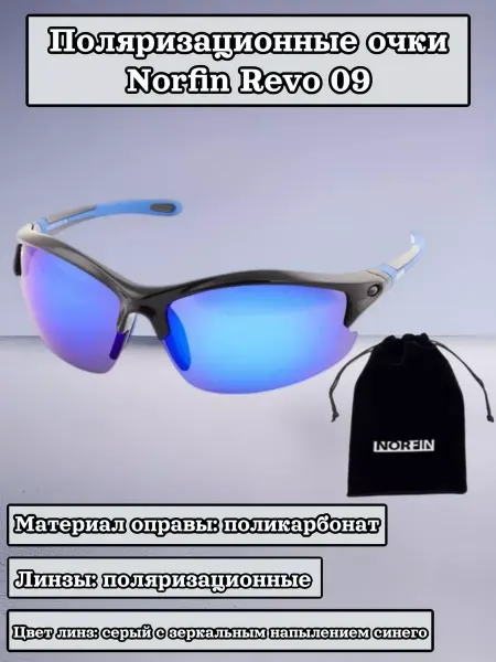 NORFIN Очки поляриз. линз. син. REVO 09