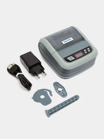 Термопринтер этикеток и для чека Xprinter XP-P323B Portable, 80 мм, 70 мм/с, USB+Bluetooth