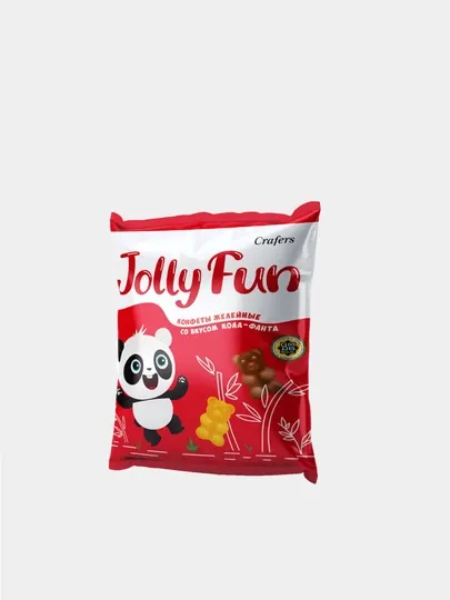 Желейные конфеты со вкусом кола-фанта Jolly Fun, 70 г