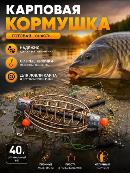 Zornwee Кормушка для ловли карпа готовая снасть