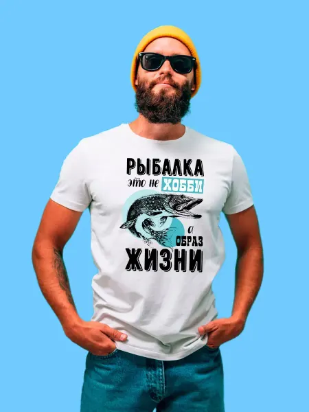 MasterFaktory Футболка подарок рыбаку