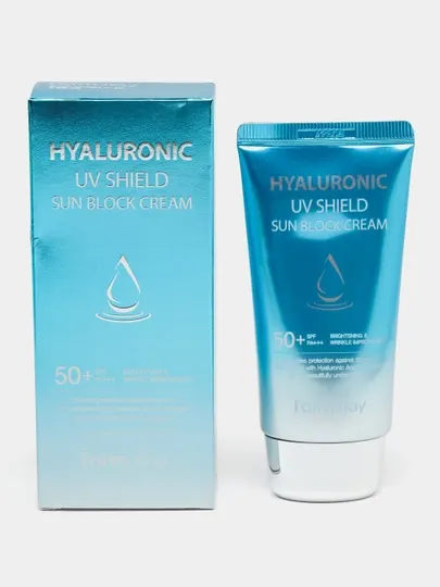 Увлажняющий солнцезащитный крем, Гиалуроновая УФ, загар, SPF50+ PA+++, 70 г