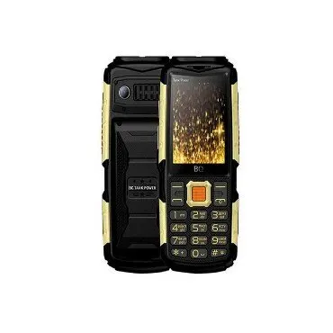 Мобильный телефон BQ 2430 TANK POWER 2 SIM 2.4 ", черный/золотой