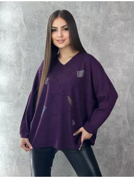 Miss PlusSize Кофта теплая рукав 3 4