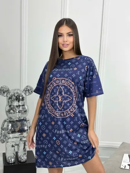 DINA FASHION Туника женская домашняя. Платье домашняя