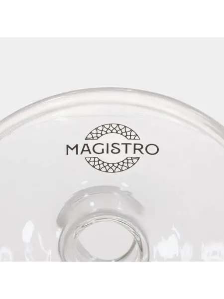 Magistro Конфетница на ножке «Орбита», 500 мл, 12.5×16.5 см