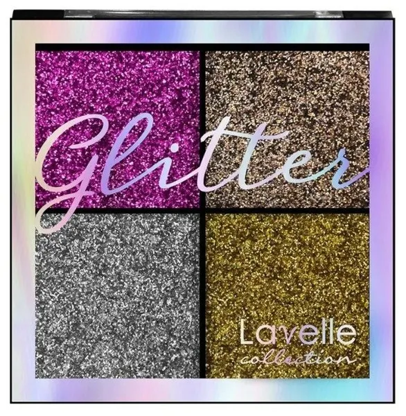 Lavelle Тени для век Glitter, Тон 02 Северное сияние