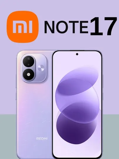 Redmi Note 17 4 г, 7700 мАч, 45 Вт, 120 Гц AMOLED, Snapdragon 6s Gen 2