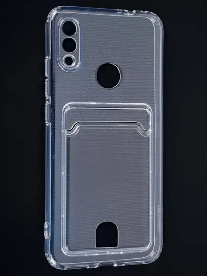 Чехол для Xiaomi Redmi 7, прозрачный, силиконовый