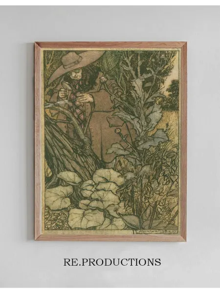 Re.productions Постер Sir Thomas, her Lord, was stout of - Arthur Rackham