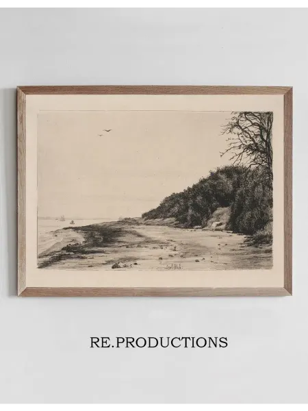 Re.productions Постер Skrænten ved Havet - Carl Bloch