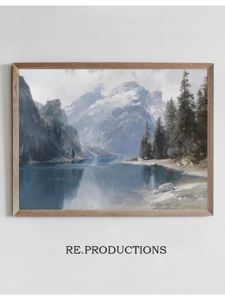 Re.productions Постер Pragser Wildsee - Edward Theodore Compton
