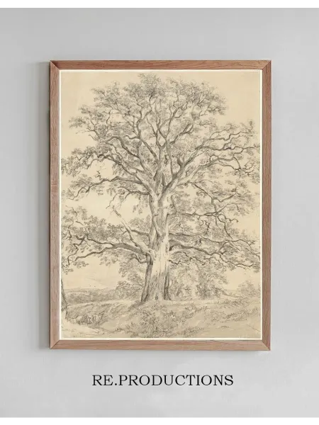 Re.productions Постер A Great Oak Tree - John Constable