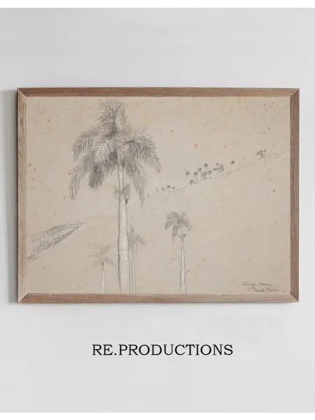 Re.productions Постер Royal Palm, Cuba - Winslow Homer