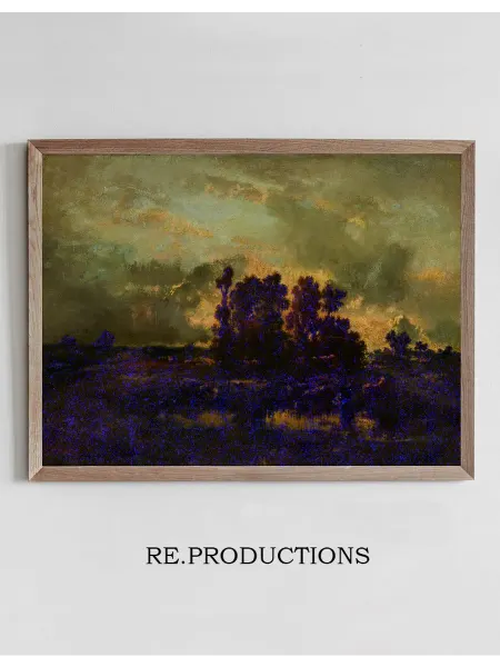Re.productions Постер Wet Pasture - Narcisse-Virgile Diaz de La Peña