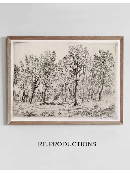Re.productions Постер Group of Trees - James Ensor