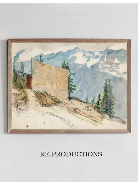 Re.productions Постер Landscape from Tyrol - Venny Soldan-Brofeldt