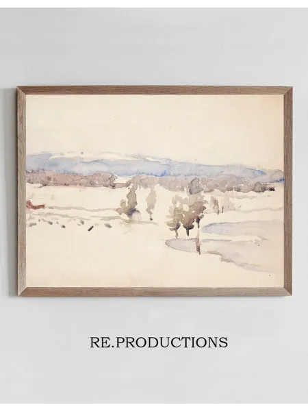 Re.productions Постер Late Winter Landscape - Venny Soldan-Brofeldt