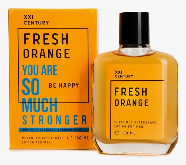 XXI Centry. Лосьон после бритья от раздражения Fresh Orange, 100 мл.