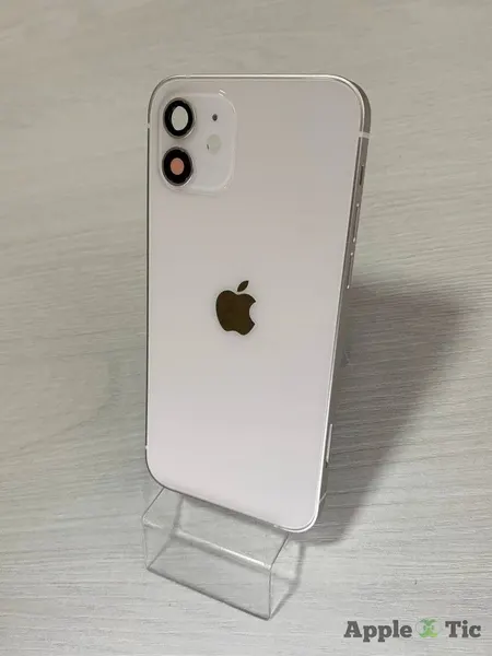 Корпус для IPhone 12 белый (WHITE), комплект кнопок, сим-лоток